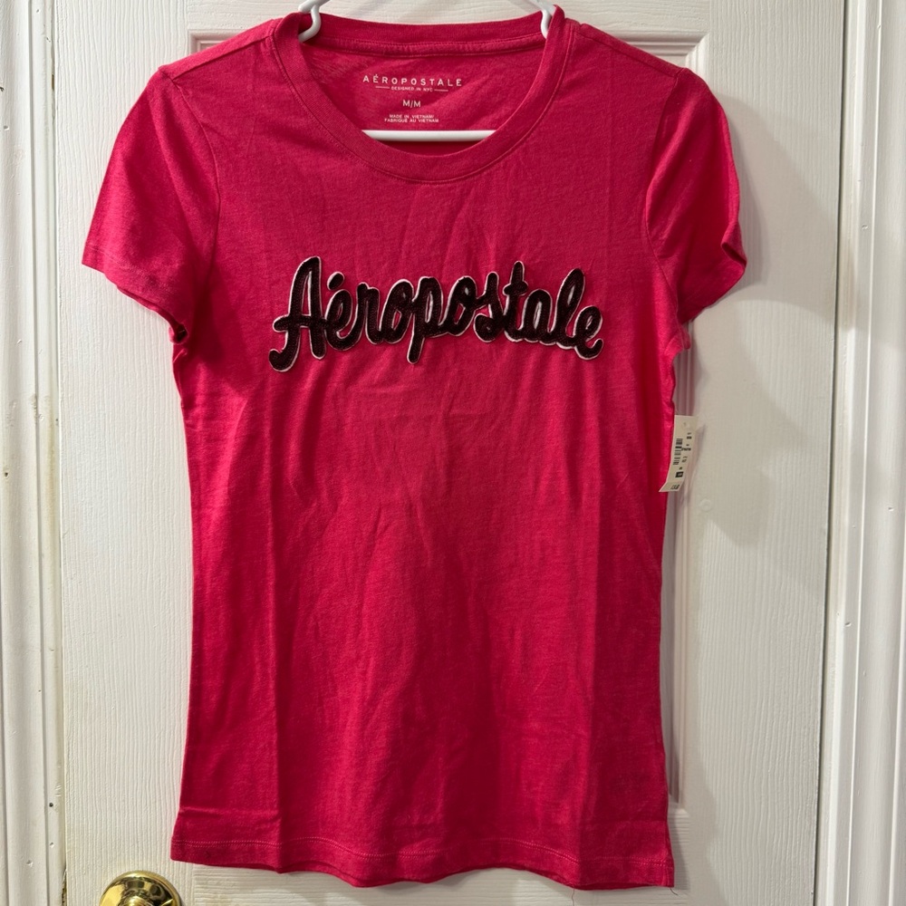 $20/2 NWT Aeropostale short sleeves, Medium, Hot Pink